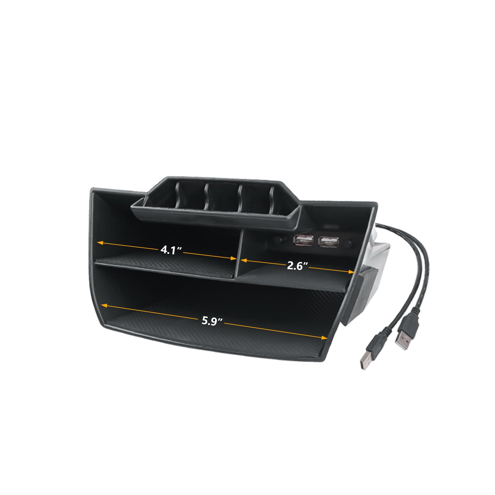 Thenice packaged accessory beside console opening for easy installation and removal