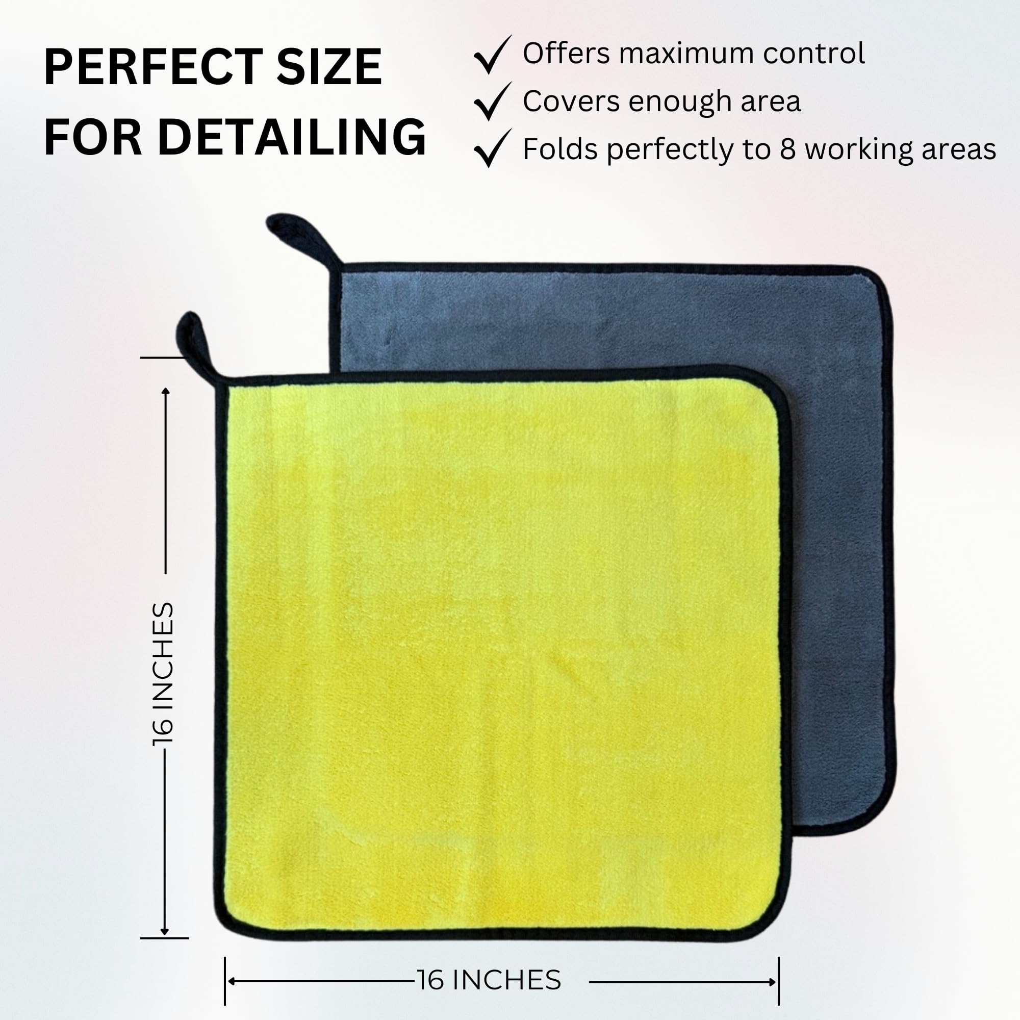 THEPROSTUFF towel drying a windshield quickly for streak-free visibility benefit