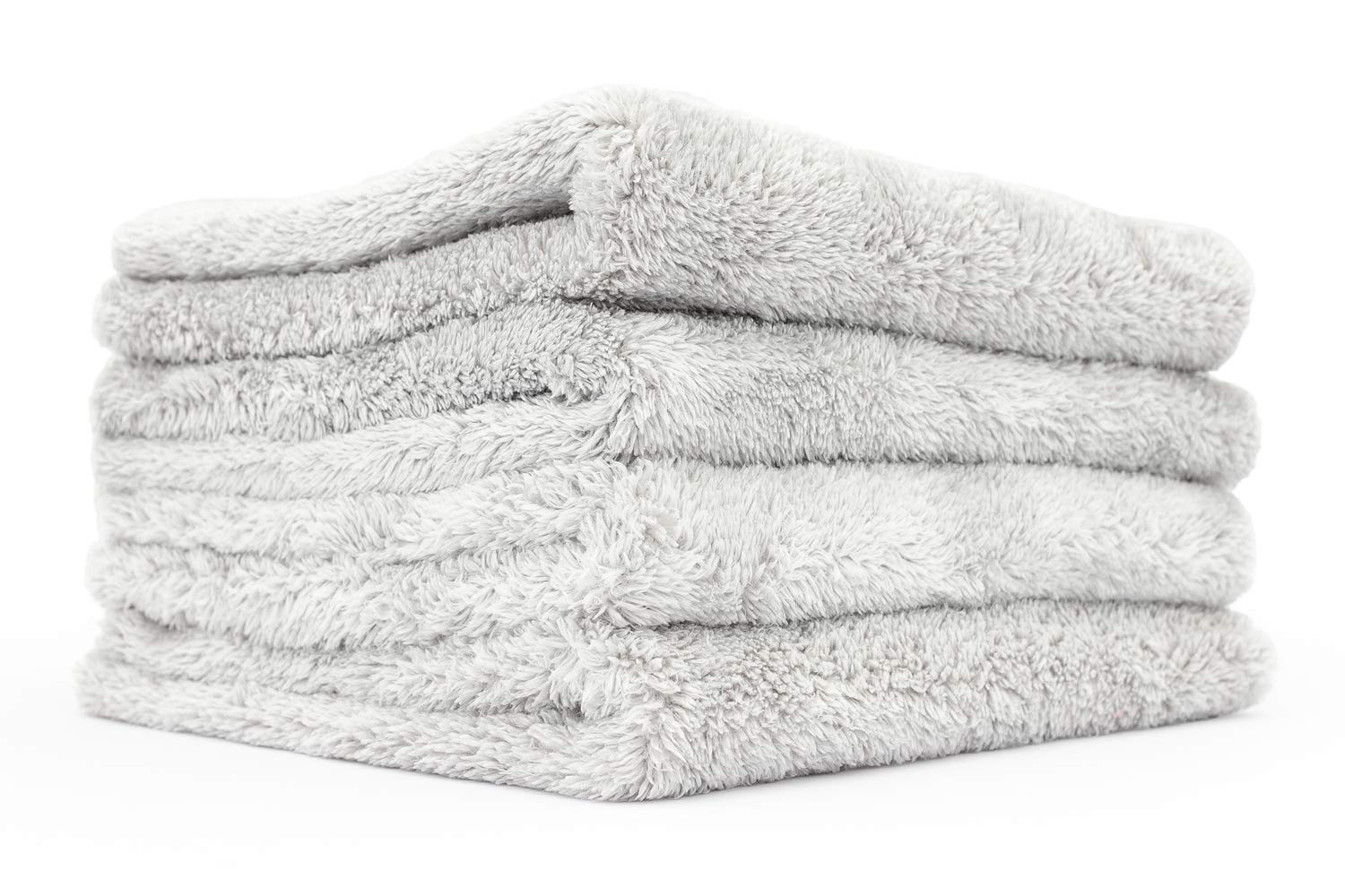 The Rag Company towel front pack showing tidy 4-pack, ready to detail