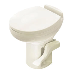 Thetford Style II base front view showing solid mounting for reliable replacement
