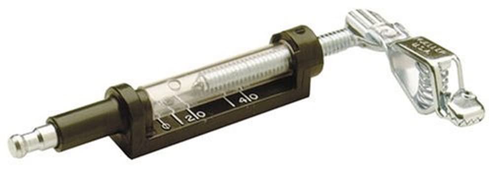 Thexton THE404 front view showing spark gap and compact design for quick checks