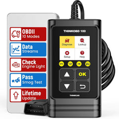 thinkcar THINKOBD100 front display showing code results for quick diagnosis
