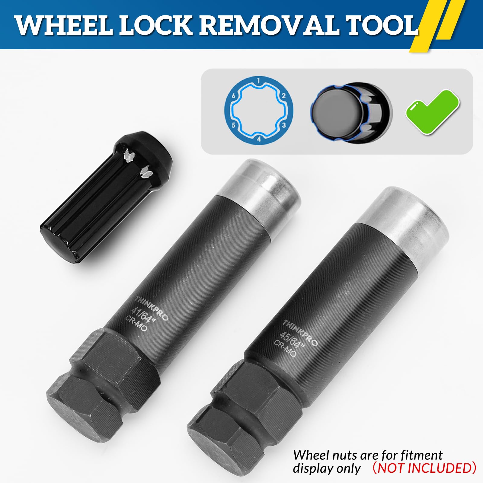 Thinkpro dual 21mm and 22mm hex tail detail enabling use with common wrenches without adapter