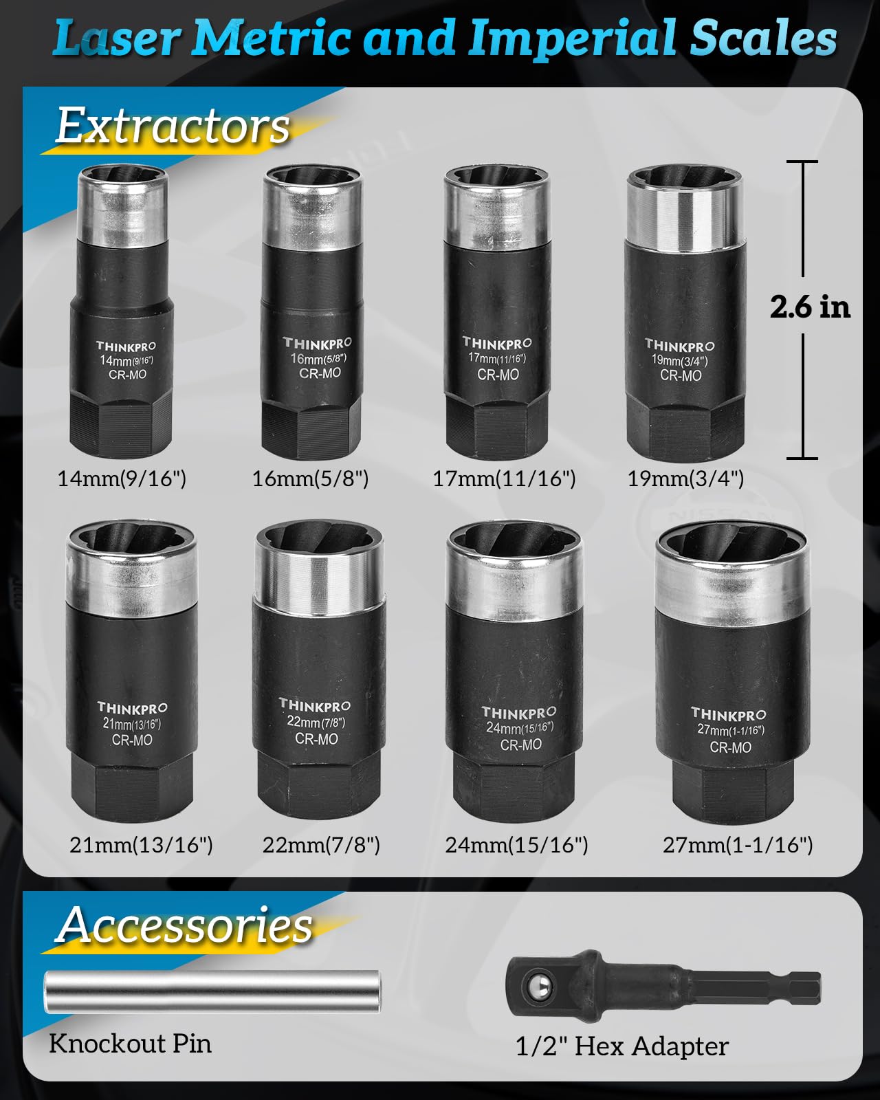 Thinkpro storage case organized keeping sockets protected and portable