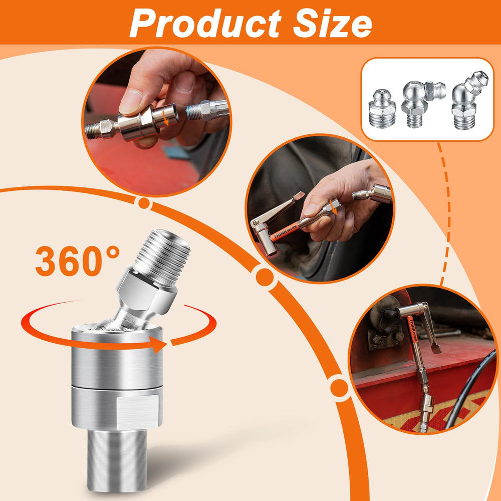 THINKWORK coupler jaws and seal close-up showing secure lock and leak prevention
