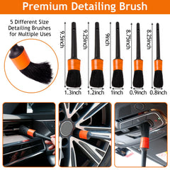 THINKWORK assorted detail brushes fanned out for precise crevice cleaning