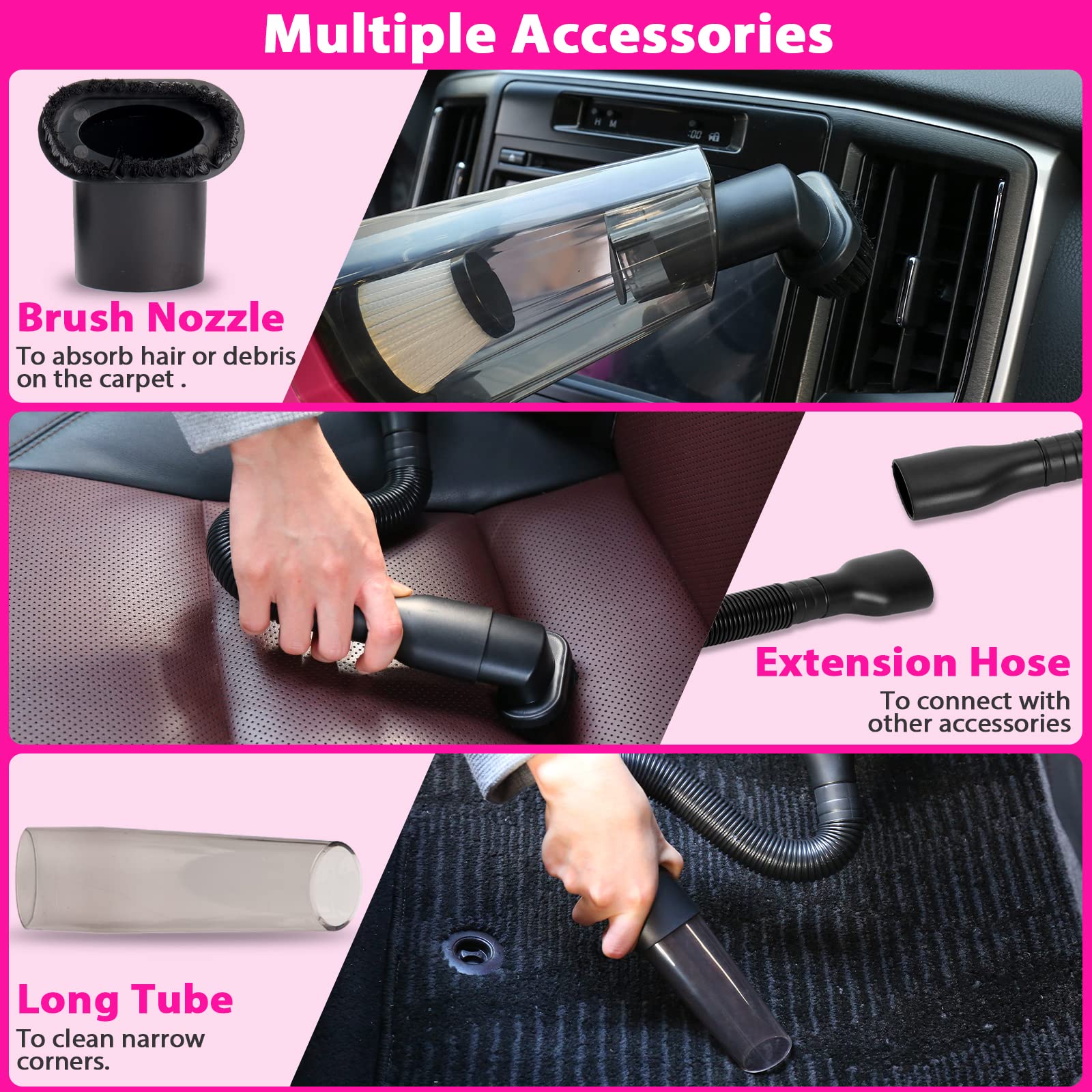 THINKWORK set of five detailing brushes with varied bristles for precise cleaning benefit