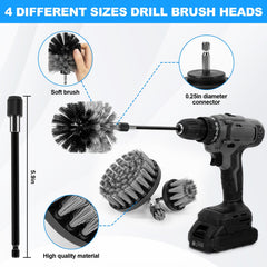 THINKWORK drill brush collection demonstrating versatile cleaning power