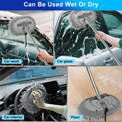 THINKWORK rubber squeegee removing water streaks for a streak-free finish
