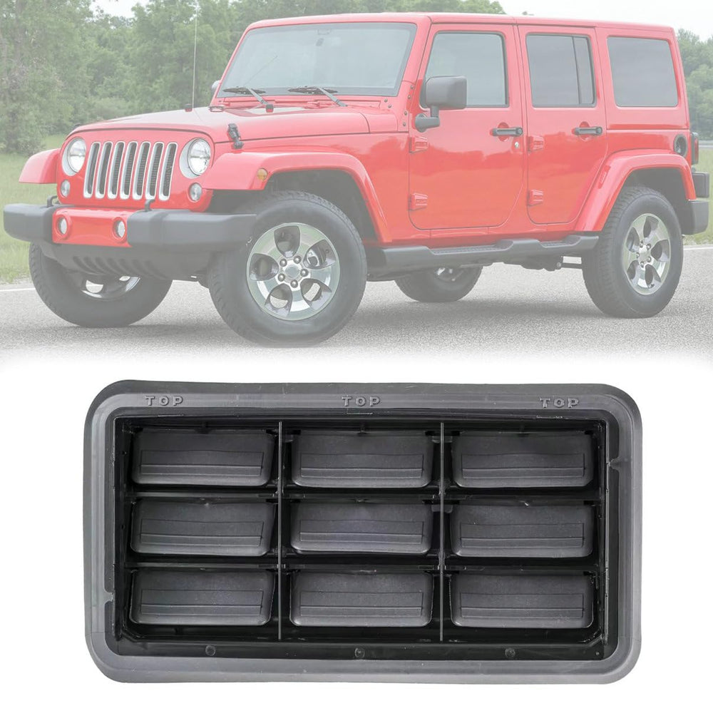 Thinyou vent beside open vent showing concealed protection benefit