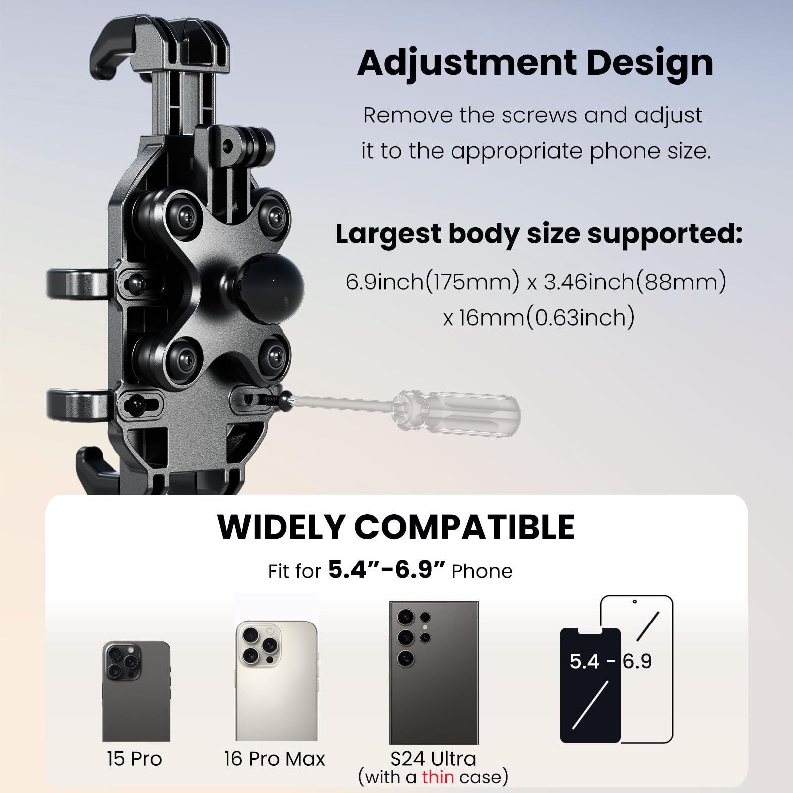 Thlevel vibration dampener detail illustrating shock-absorbing silicone and springs