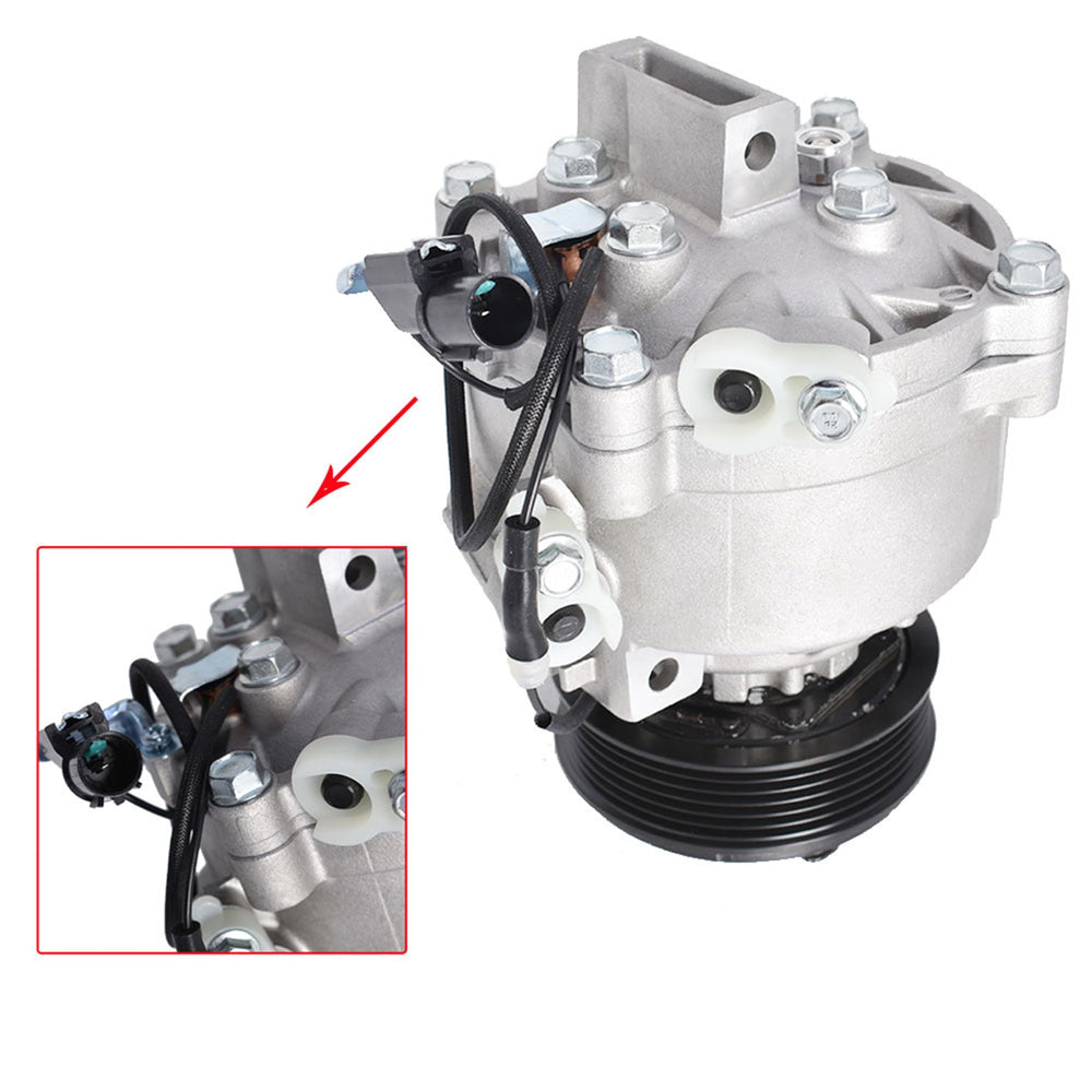 Thomletha compressor installed in engine bay demonstrating straightforward swap