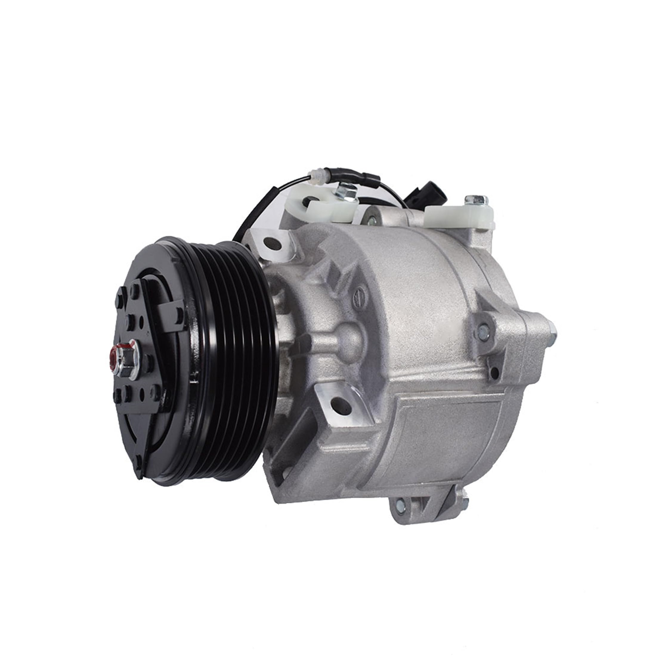 Thomletha compressor pulley detail highlighting smooth operation and reduced noise