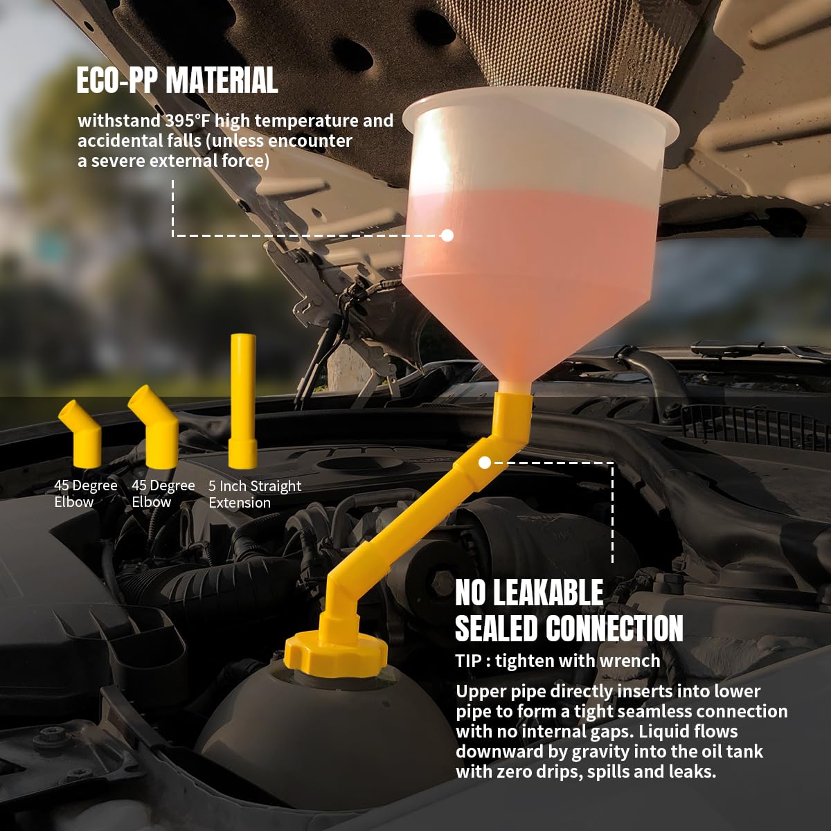 Thorstone funnel kit held in hand for size comparison showing compact, portable benefit