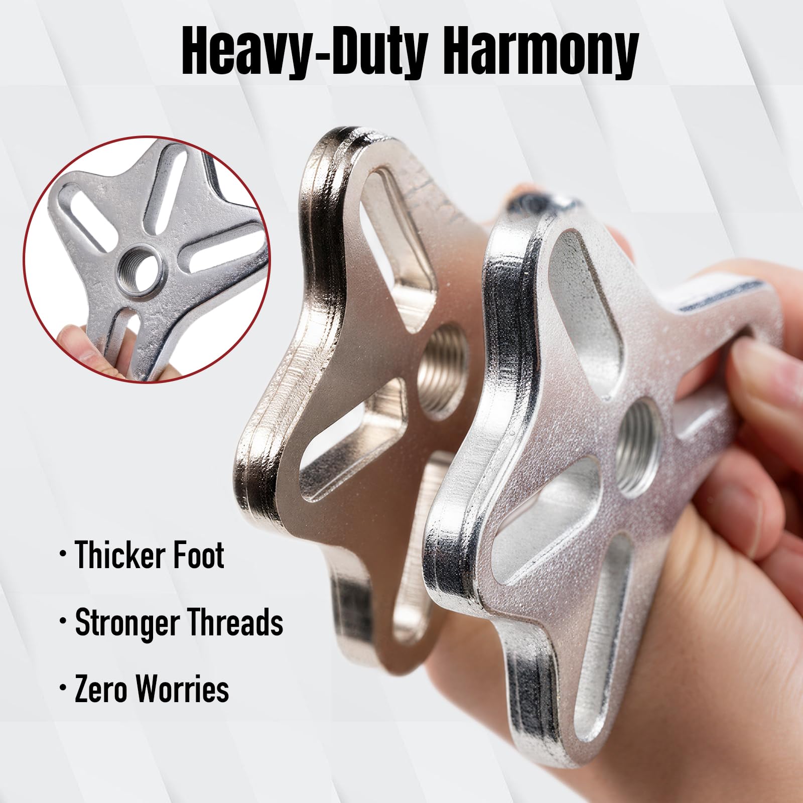 Thorstone yoke and arms detail highlighting reinforced thickened construction