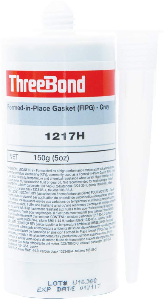 ThreeBond front packaging view showing product tube and high-viscosity sealing benefit