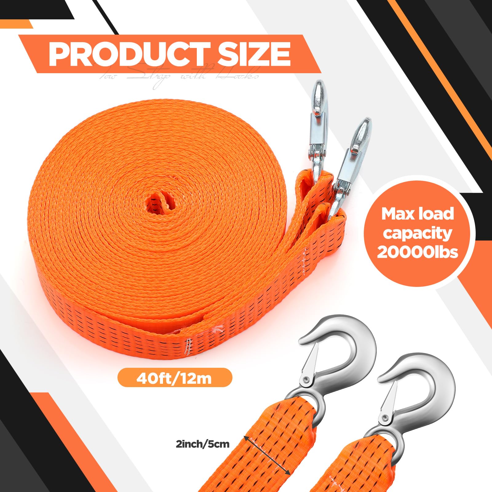 Threlaco thick metal double hook close-up showing reinforced design and secure grip