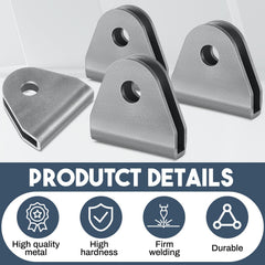 Threlaco side profile showing flat base that ensures accurate weld alignment and strength