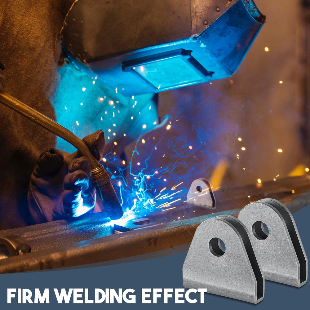 Threlaco tab welded to tubing demonstrating secure mounting for offroad harness attachment