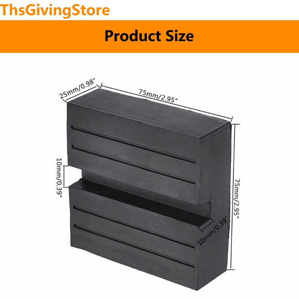 ThsGivingStore close-up of rubber grooves, detail improves grip and cushioning
