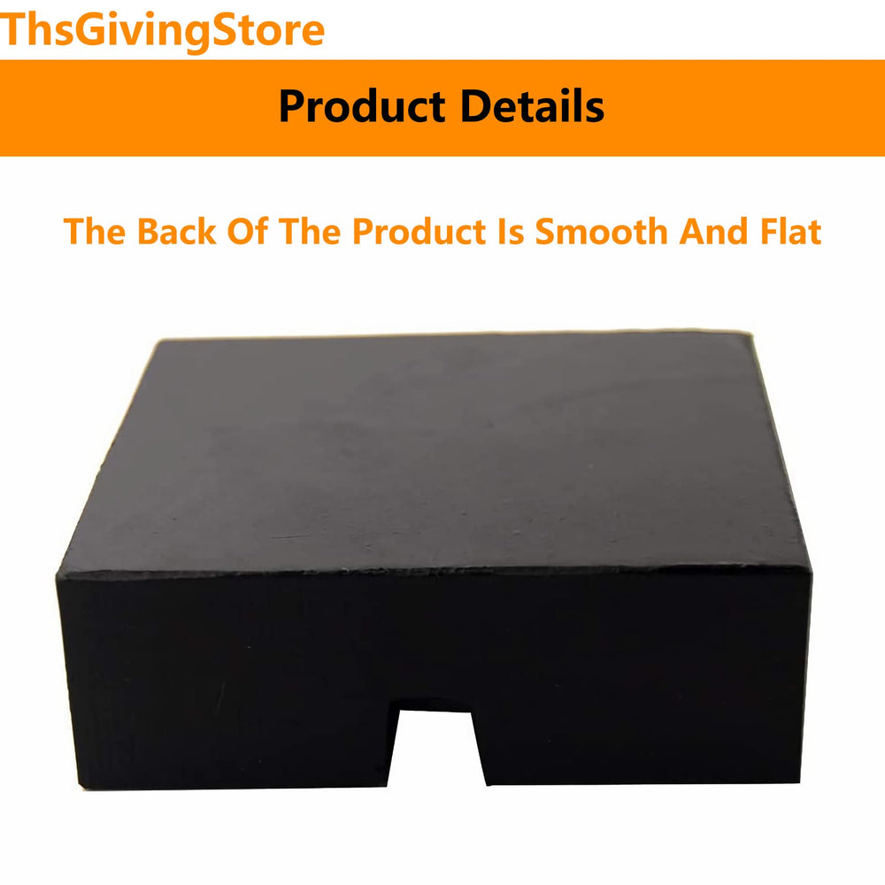 ThsGivingStore pad inserted in frame rail slot, secure fit prevents slipping