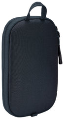 Thule elastic loops holding cables to prevent tangles and quick access