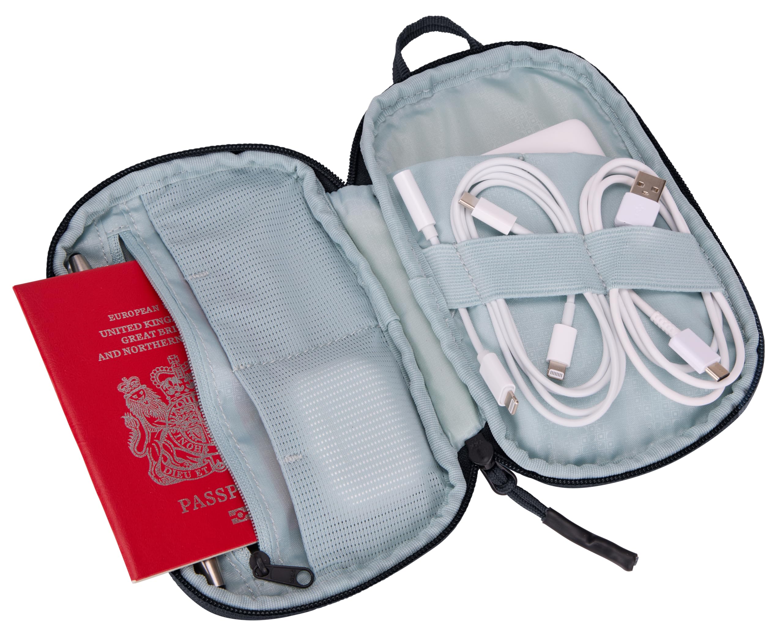 Thule padded side profile highlighting cushion protection for electronics