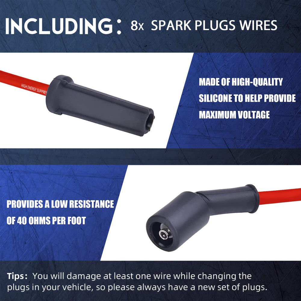 TICANEE spark plug wire boot detail showing secure connection benefit