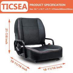 TICSEA retractable safety belt and operator switch detail for integrated safety