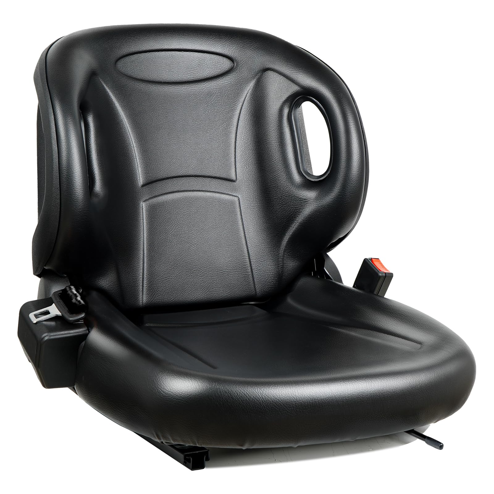TICSEA front view of universal seat showing durable finish and ergonomic cushion
