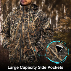 TIDEWE rain suit worn by angler illustrating mobility and weather readiness