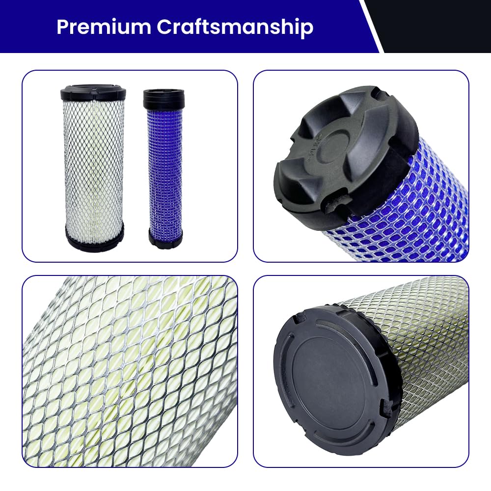 TidiRob inner air filter detail showing seal and efficient filtration