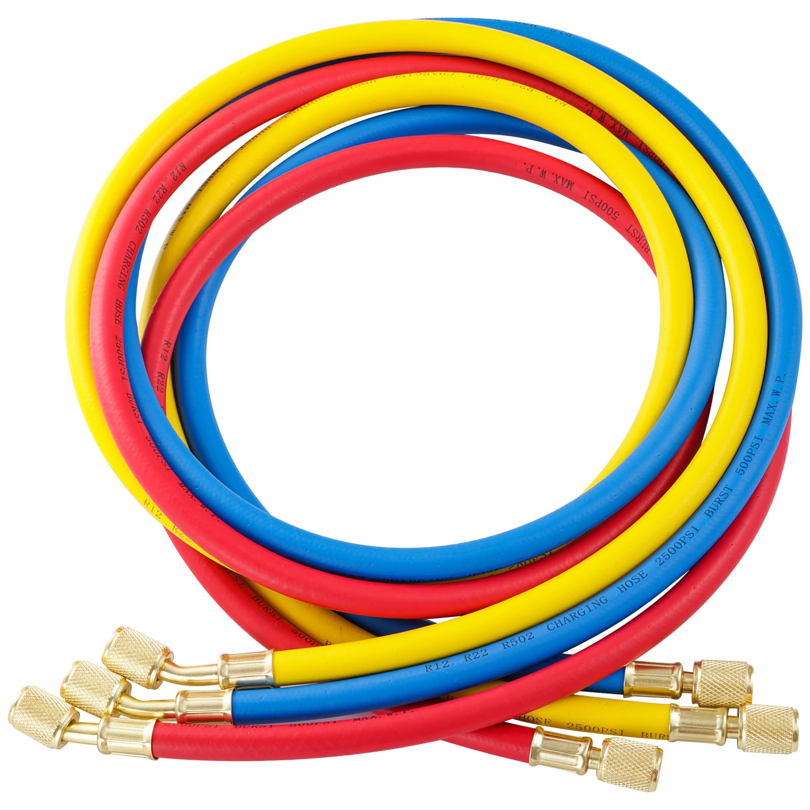 Tigbear front packaging showing three color-coded hoses for quick identification and reliable charging