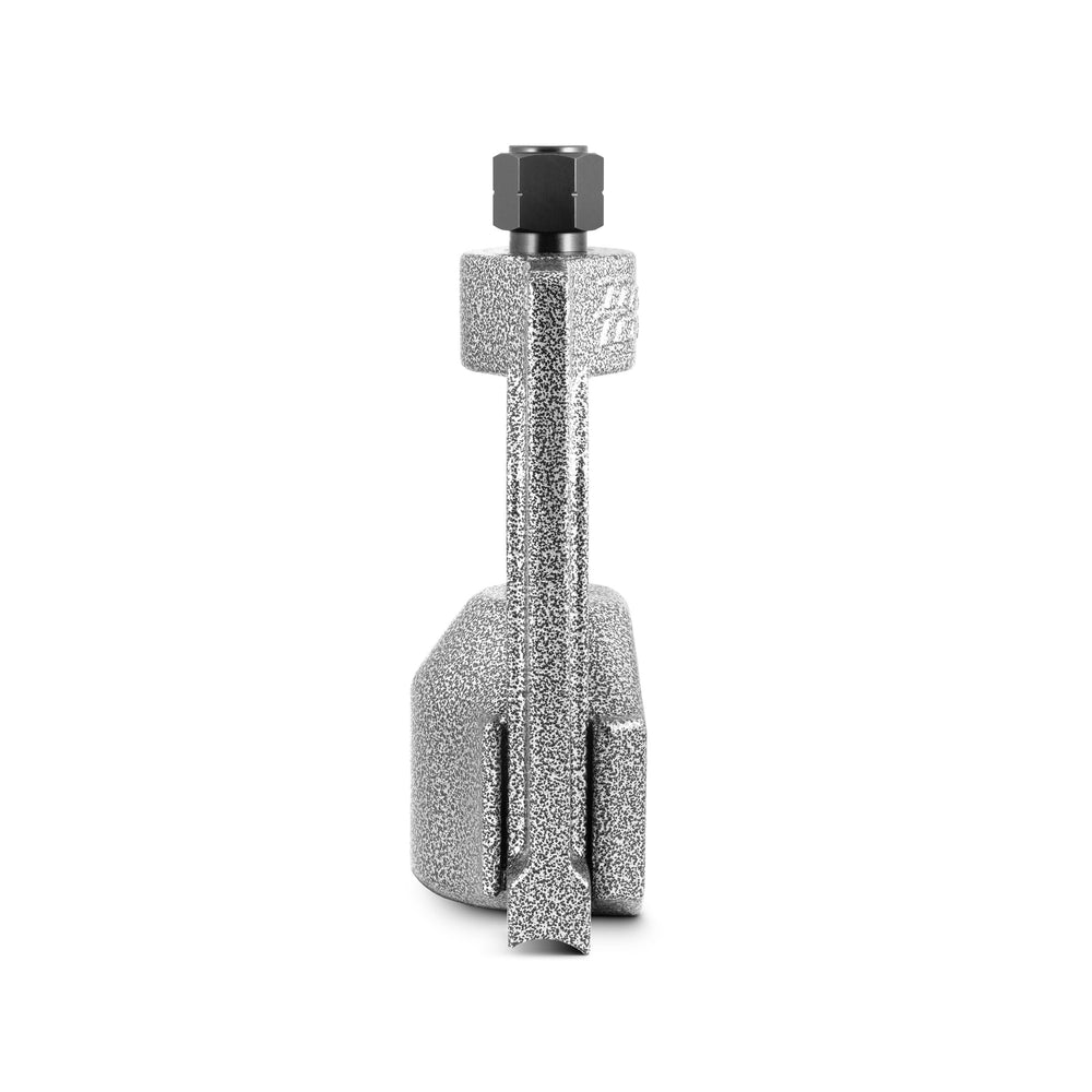 Tiger Tool next to ruler showing scale for bearing cup size compatibility