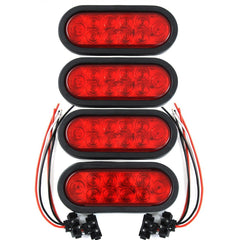 Tigerflex ROULERUS front lens showing bright red LEDs and clear signaling benefit