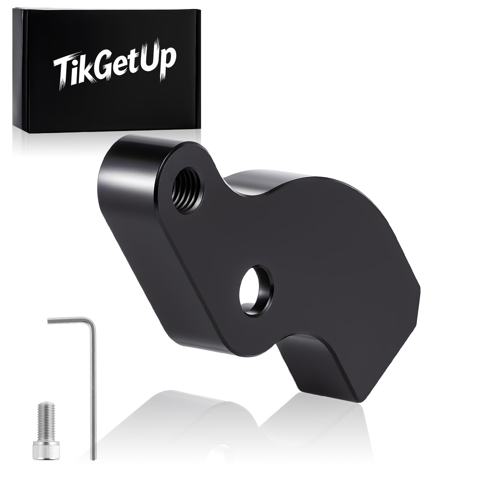 TIKGETUP front view of Ez Shift kit showing clean fit and improved leverage