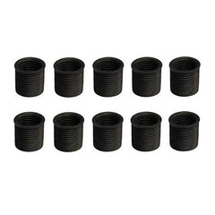 TIME-SERT front view of 10-pack inserts showing precise threads and durable steel construction for reliable repairs
