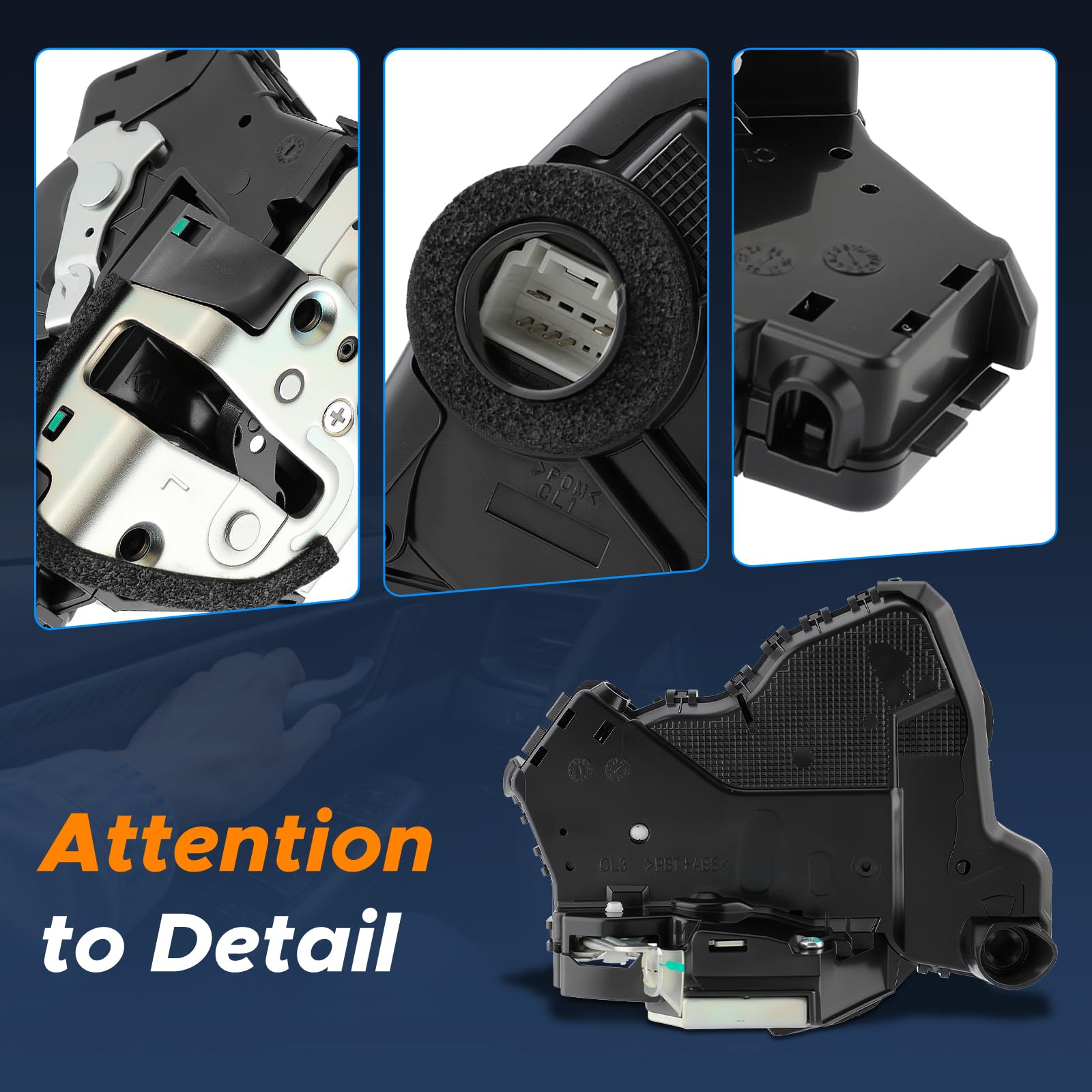 TIMEPAL actuator installed in door assembly demonstrating proper fit