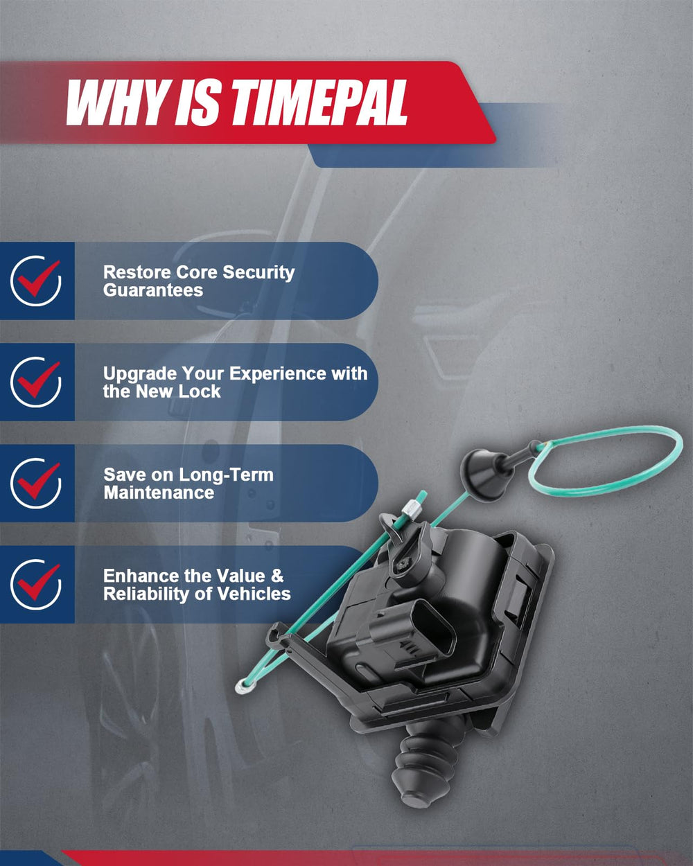 TIMEPAL detailed view of plug connector for quick plug-and-play installation