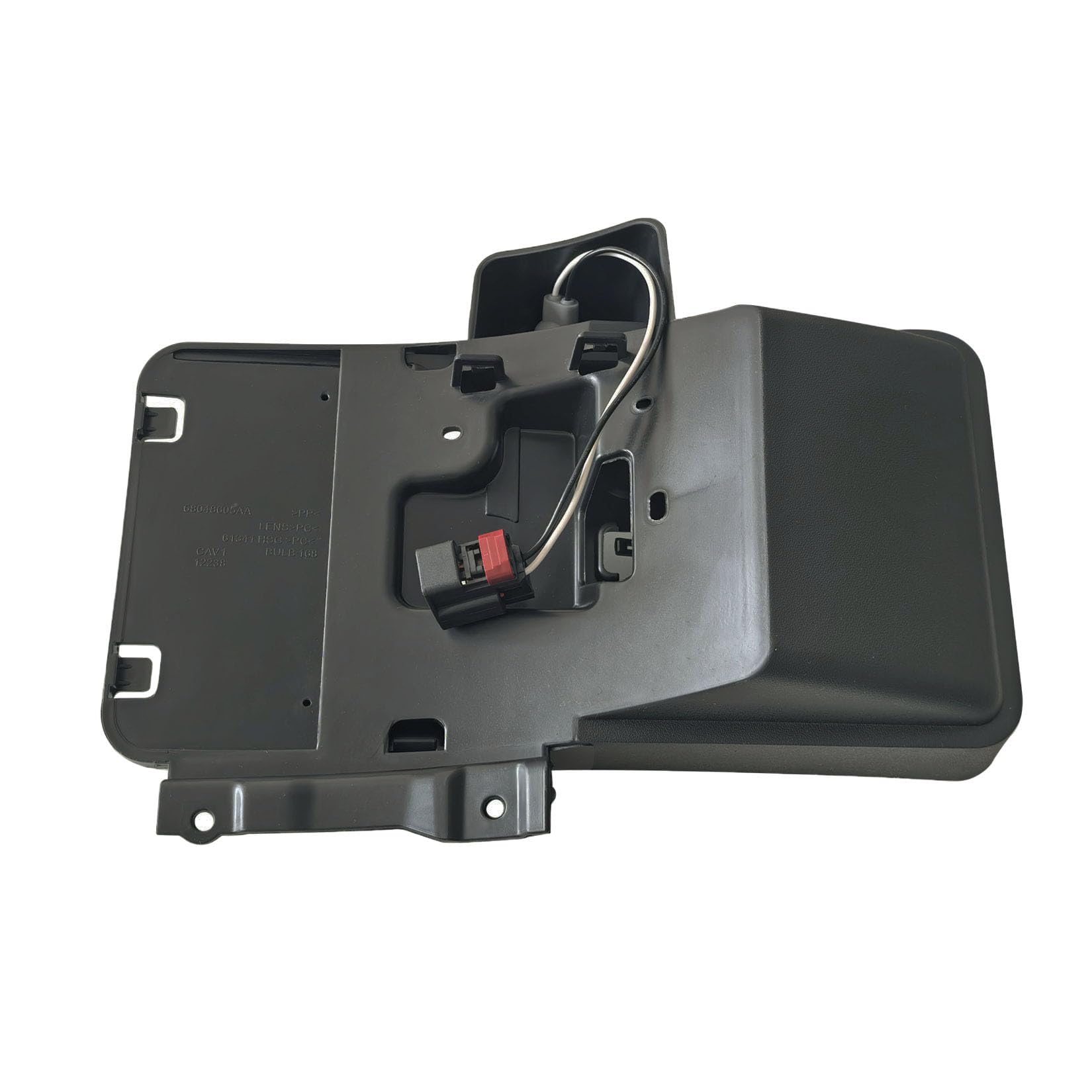 Timilge rear view showing mounting points ensures easy, no-drill installation