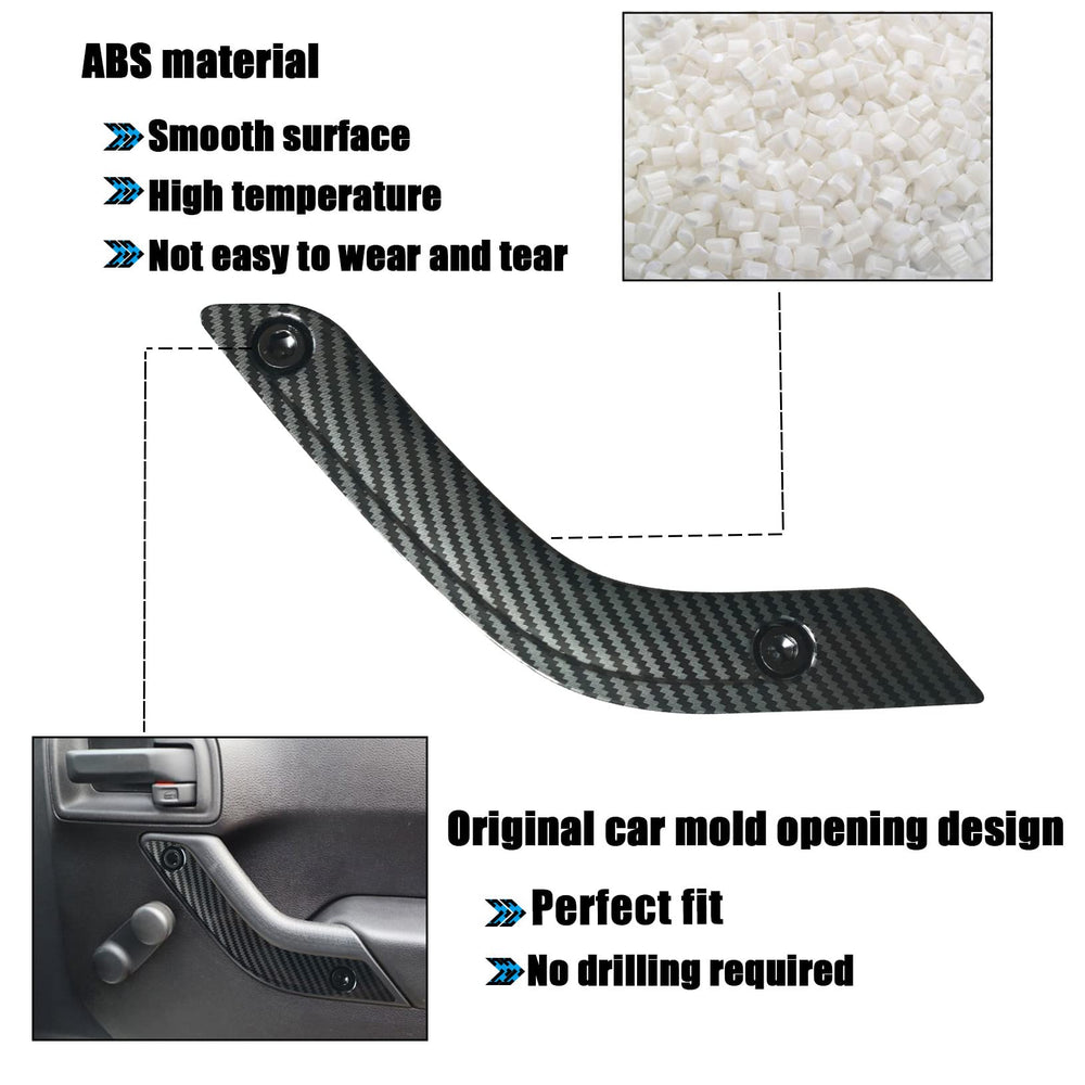 Timilge installed on Jeep door showing perfect OEM alignment and improved interior look