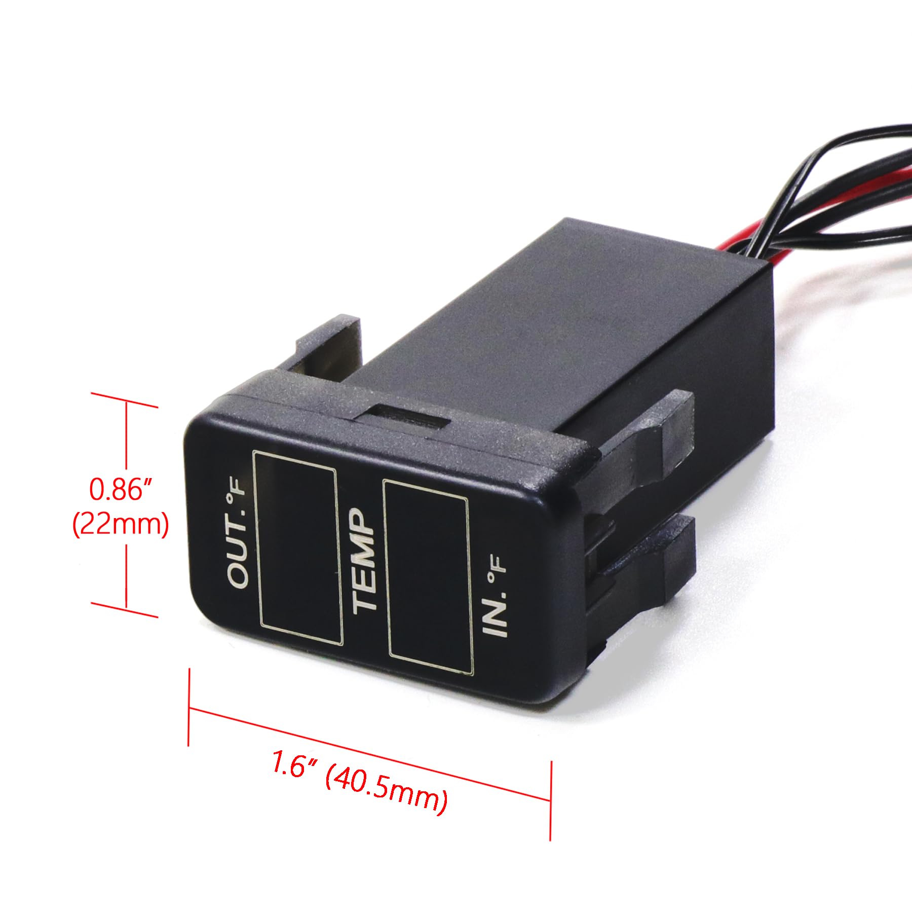 Timloon external sensor probe close-up showing length for accurate outside readings