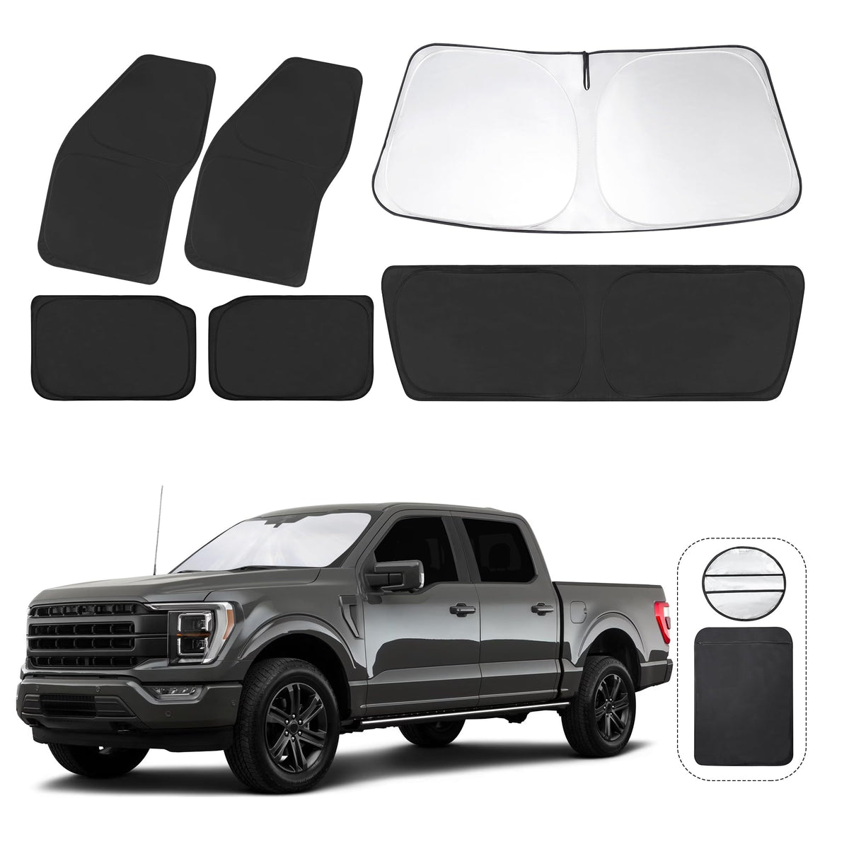 TINGLU front passenger side packaging showing complete 6PCS kit and fit benefit
