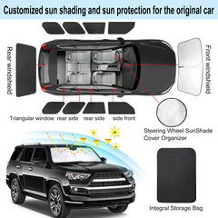 TINGLU installed side window on 4Runner demonstrating privacy and cooler cabin benefit