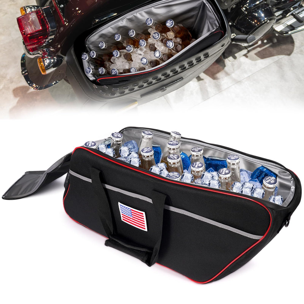 TINGPAI front view cooler bag showing fit and capacity benefit