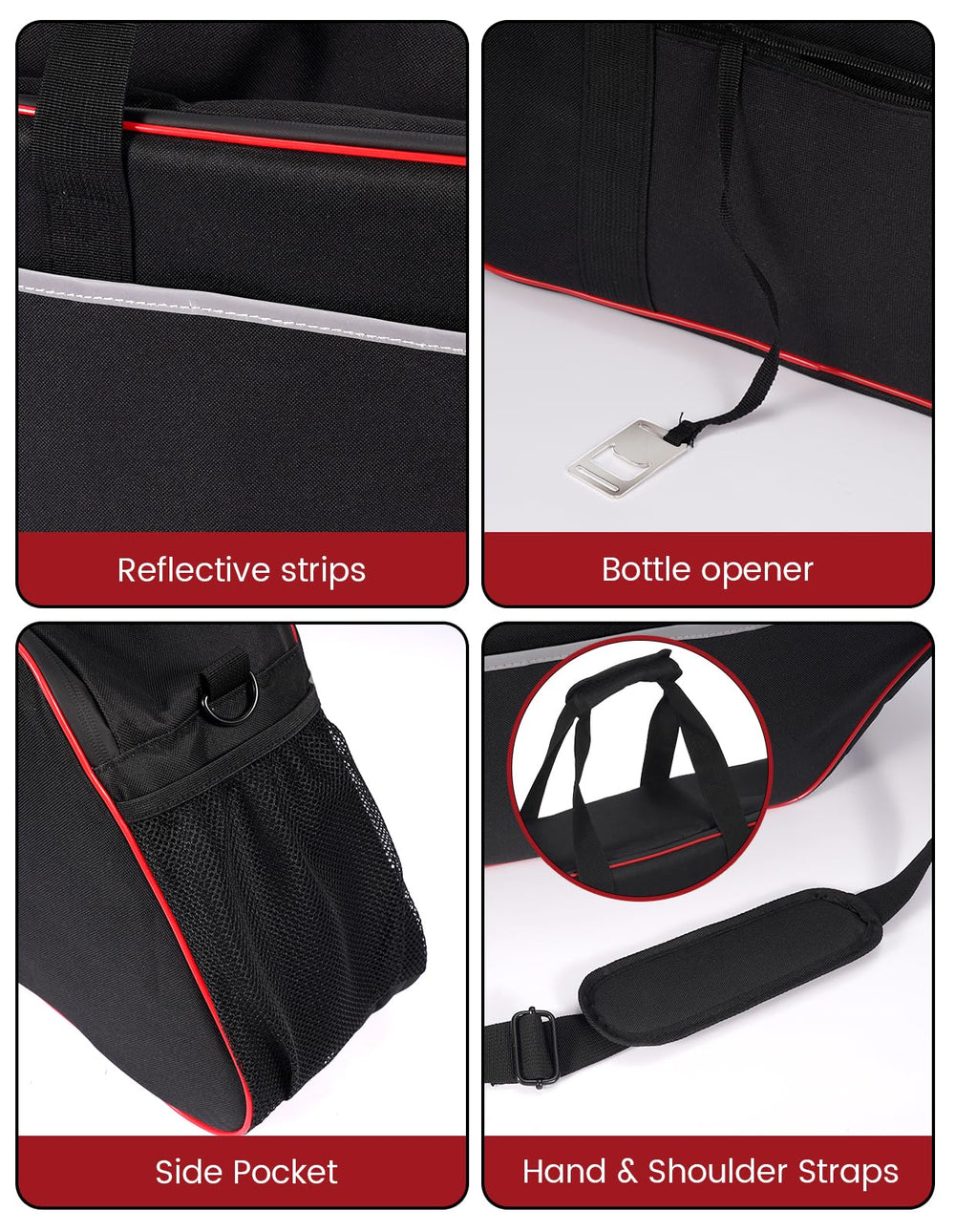 TINGPAI installed in motorcycle saddlebag for secure road-ready storage