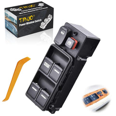 TINJO front panel showing buttons and layout for easy replacement