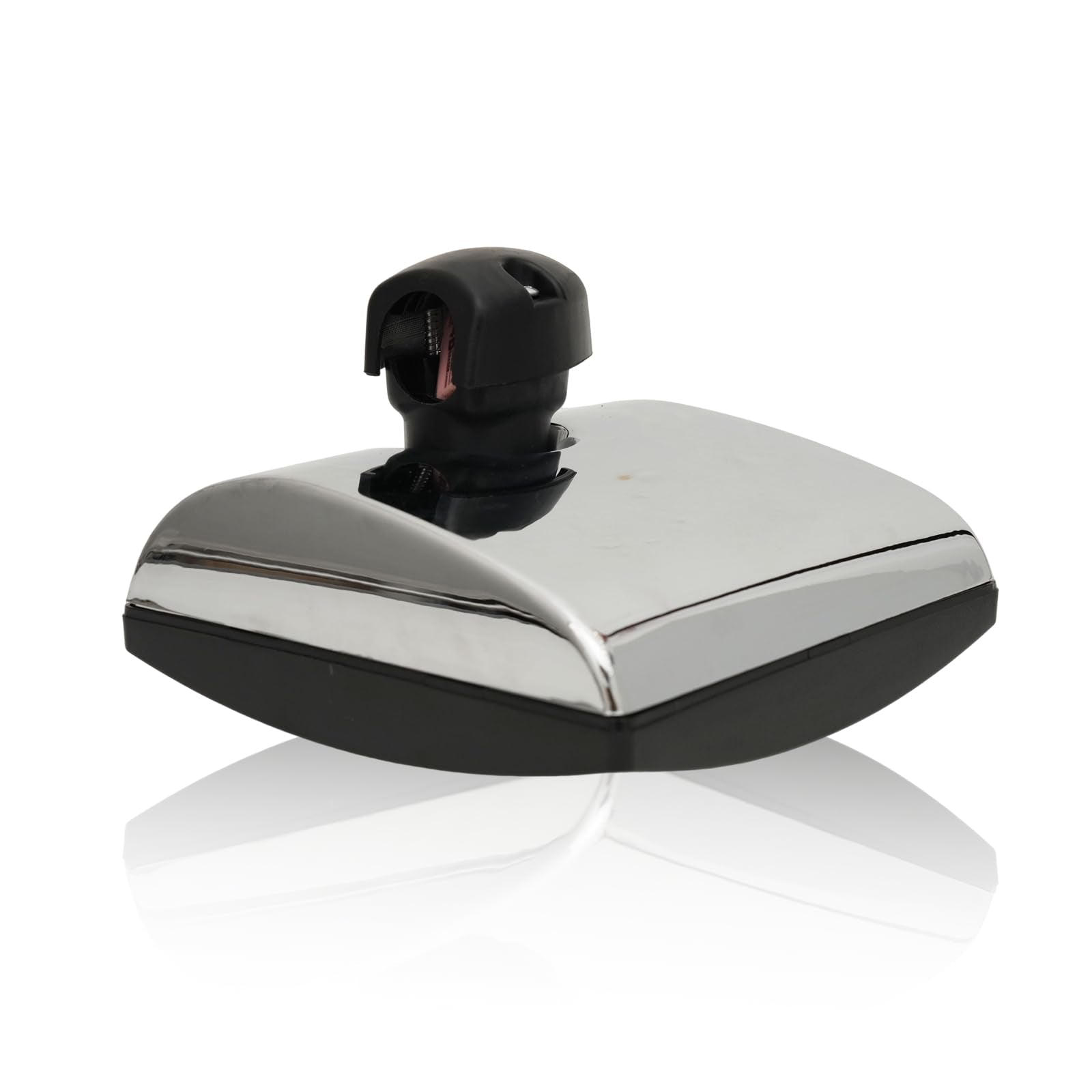 TINWID1919 chrome hood mirror head front view shows clear reflective surface and durable finish