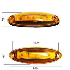 TINWID1919 side profile of one light mounted on roof showing low-profile, durable fit