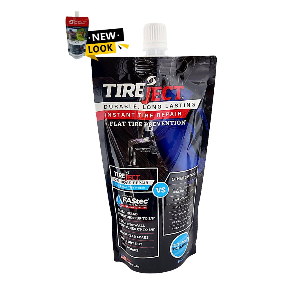 TireJect dispensing cap close-up that enables no-mess valve stem installation